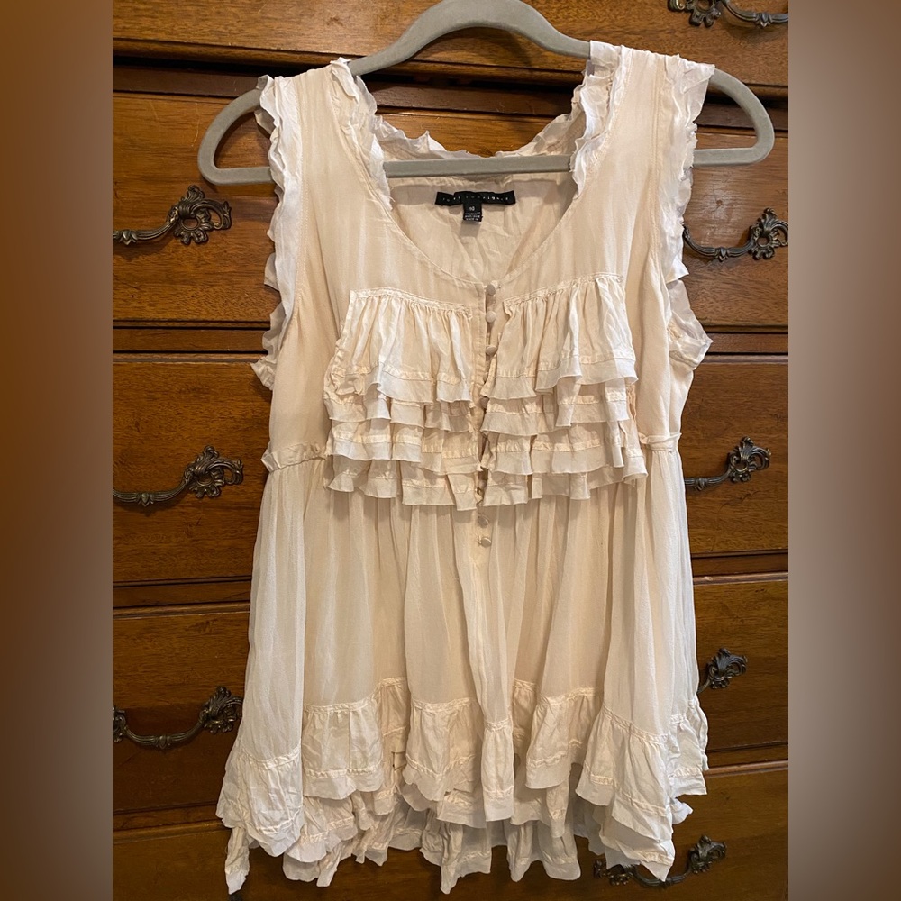 Robert Rodriguez Silk Tank Blouse